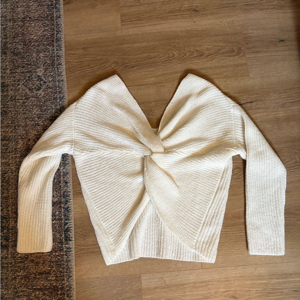 ASTR twist back sweater